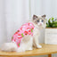 Cute Cartoon Print Overalls for Small Medium Dogs After Sterilization Dressing Surgery Pet Cat Outfit Soft Cotton Puppy T Shirts