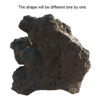 1pcs Natural Aquarium Decor Lava Stone Rockery Landscaping Fish Tank Microporous Volcanic Stone Porous Good for Plants Growth