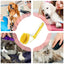 Dog Bath Brush Silicone Dog Brush Long Handle With Soap Dispenser Dog Shampoo Scrubber Pet Grooming Bath Brush For Cats Dogs