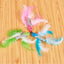 Retractable Cat Toy Fish Type Telescopic Feathers Funny Cat Stick Toys Pet Toy for Kitten Cat Rods Simulation Fishing Rod