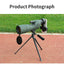 25-75x60 Zoom Spotting Scope ED Lens Powerful Monocular Bak4 Prism Telescope For Outdoor Camping Bird Watching Shooting