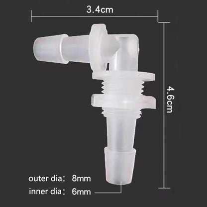 Black Fish Tank External Filter Box Acrylic Filter Dry and Wet Separation Small Silent External Suspend Aquarium Drip Overflow