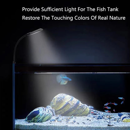 7W Aquarium Light LED Waterproof Fish Tank Lighting Underwater Fish Lamp Aquariums Decor Plant Lamp Mini fish tank light