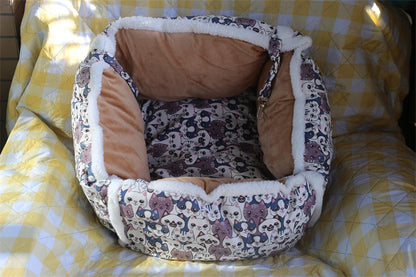 Pet Dog Bed Clearance 2025 Non Use Limited Stock Small Medium York Dog Sleeping Napping Mattress Winter Warm Home