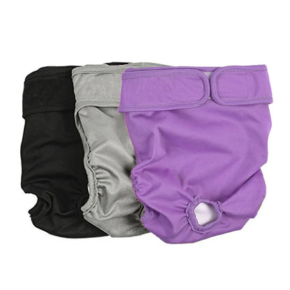 Female Dog Diapers Washable Pet Underwear for Girl Puppies Large Dogs Panties Sanitary Physiological Pants for Dogs Pet Supplies