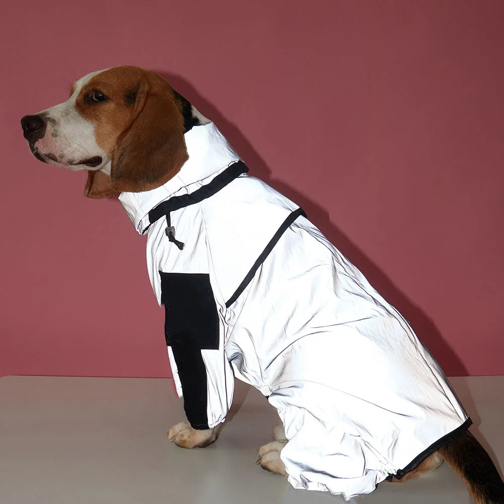Reflective Dog Raincoat Dog Waterproof Jumpsuit Sunscreen Coat Jacket for Puppy Large Dogs Outdoor Clothes Pet Cat Dog Products
