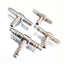 Stainless Steel Air Splitter Valve Aquarium Fish Tank Air Pump Flow Splitter Distributor Pump Valve Tap Lever Control 3WayOutlet