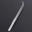 Stainless Steel Curved Aquarium Tweezers Aquarium Plants Shrimp Reef Tweezer Straight Fish Tank Cleaner FishAquarium Accessories