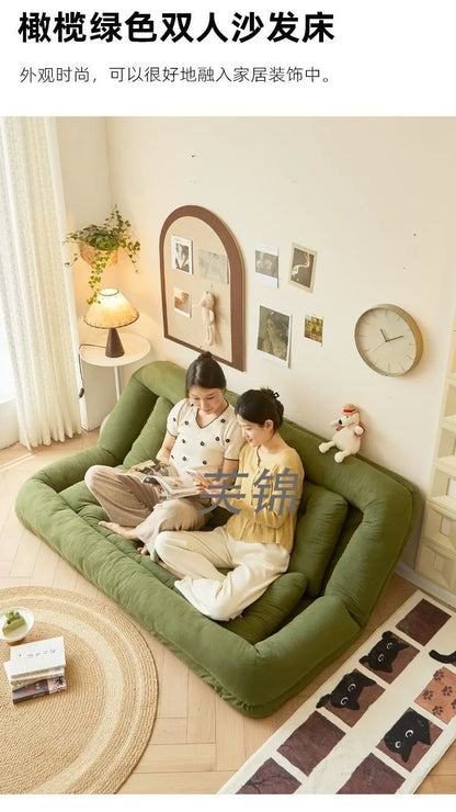 1 Human Kennel Lazy Sofa Recumbable Sleeping Tatami Double Small Apartment Rental House Room Bedroom