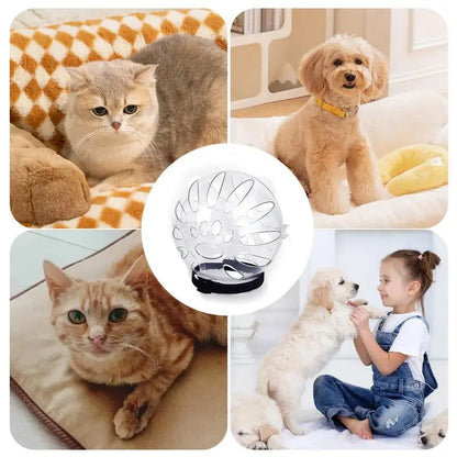 Transparent Cat Muzzle Anti Bite Transparent Cat Head Cover Breathable Clear Pet Accessories With Magical Sticker Cat Bubble Muz