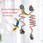50/100/150/200cmParrot Bird Standing Toys Cotton Rope Colorful Toy Chew Perches for Bird Cage Standing Woven Rope Bird Accessory