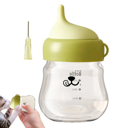 Feeding Bottle For Kittens Puppies Kitten Nursing Bottles Pet Anti-Choke Milk Feeder Non-Bloating Portable Preferred NewbornUse