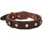 Real Leather Dog Collar Genuine Leather Buckle Connection Collar Durable for French Bulldog Schnauzer Border Collie Pet Collar