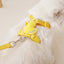 No Pull Cat Harness and Leash Set for Walking Escape Proof, Adjustable Nylon Mesh Cute Cat Harness for Cats Small Medium Dogs