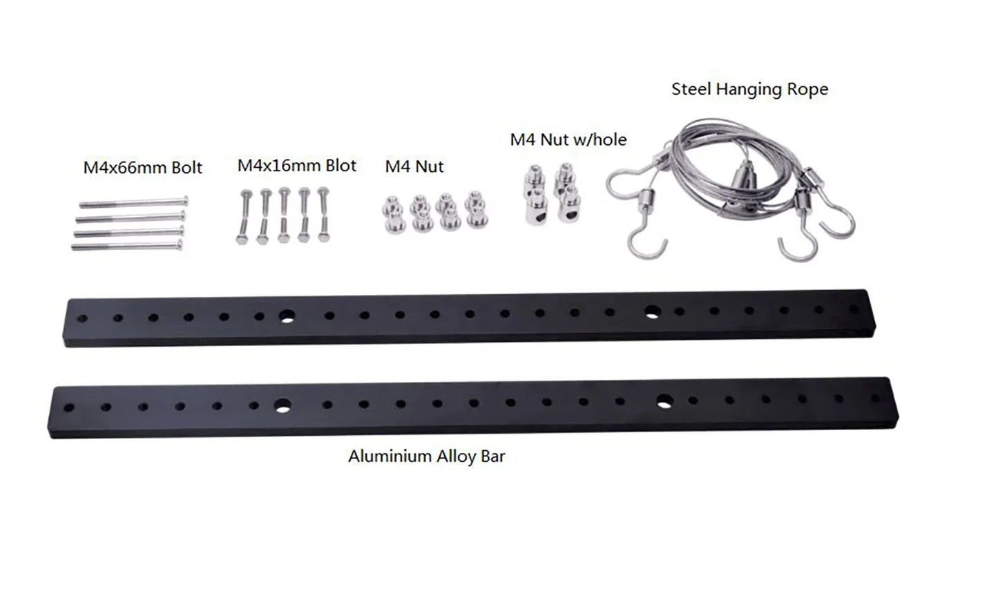 Hanging aquarium universal fixing bracket kit compatible with led bar lights aquarium plant LED lighting fixtures
