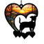 Dog Memorial Sun Catcher Pet Loss Sympathy Gift for Dog Lovers Dog Memorial Sun Catcher for Home Garden Wall Window Bereavement