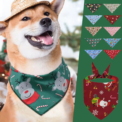 Pet Drool Bib Triangle Scarf Dog Drool Cat Neck Cover Neckerchief Lovely Gift For Puppy Cats Bandage Bow Tie Pet Accessorie J3M1