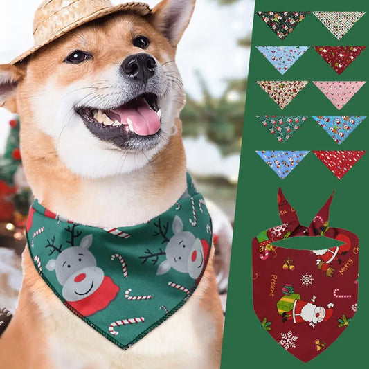 Pet Drool Bib Triangle Scarf Dog Drool Cat Neck Cover Neckerchief Lovely Gift For Puppy Cats Bandage Bow Tie Pet Accessorie J3M1