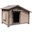 Outdoor Solid Wood Sunscreen Rain Protection Dog House Kennel Large Medium-sized Dog Courtyard Villa Universa