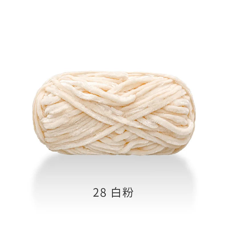 Ruyi bird warm fleece thick wool handmade DIY crochet woven golden velvet hook shoe thread wool ball