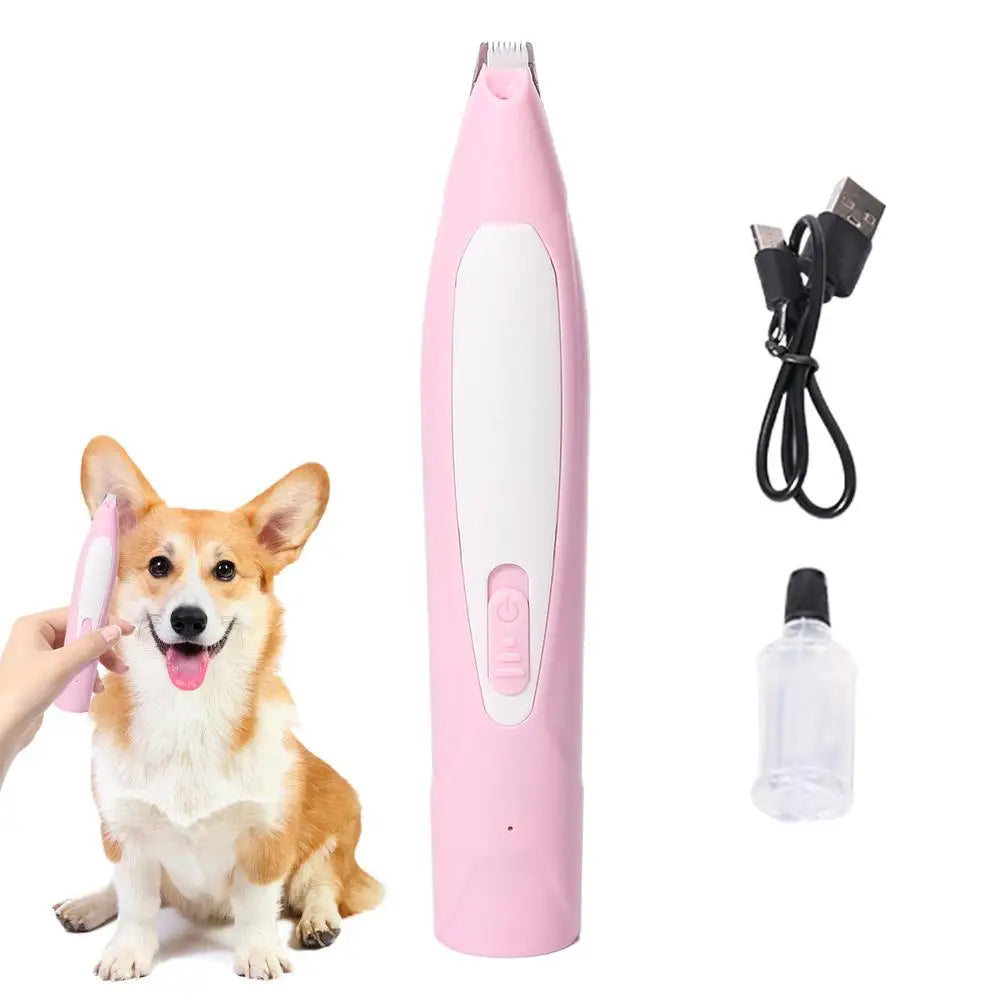 Paw Trimmer For Dogs Dog Paw Pad Trimmer With Led Auxiliary Lighting Noise-Free Led Auxiliary Lighting Paw Pad Trimmer For Cats