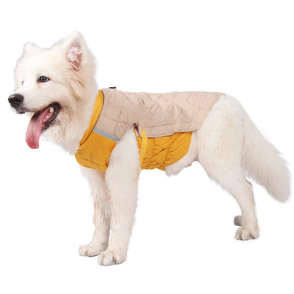 Winter French Bulldog Pet Coat Jacket for Medium Large Dogs Warm Thicken Big Dog Clothes Husky Samoyed Shiba Inu mascotas perros