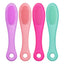 Cat Chin Brush Soft Chin Scrubber Soft Silicone Grooming Chin Scrubber Non-Slip Multifunctional Finger Pet Supplies