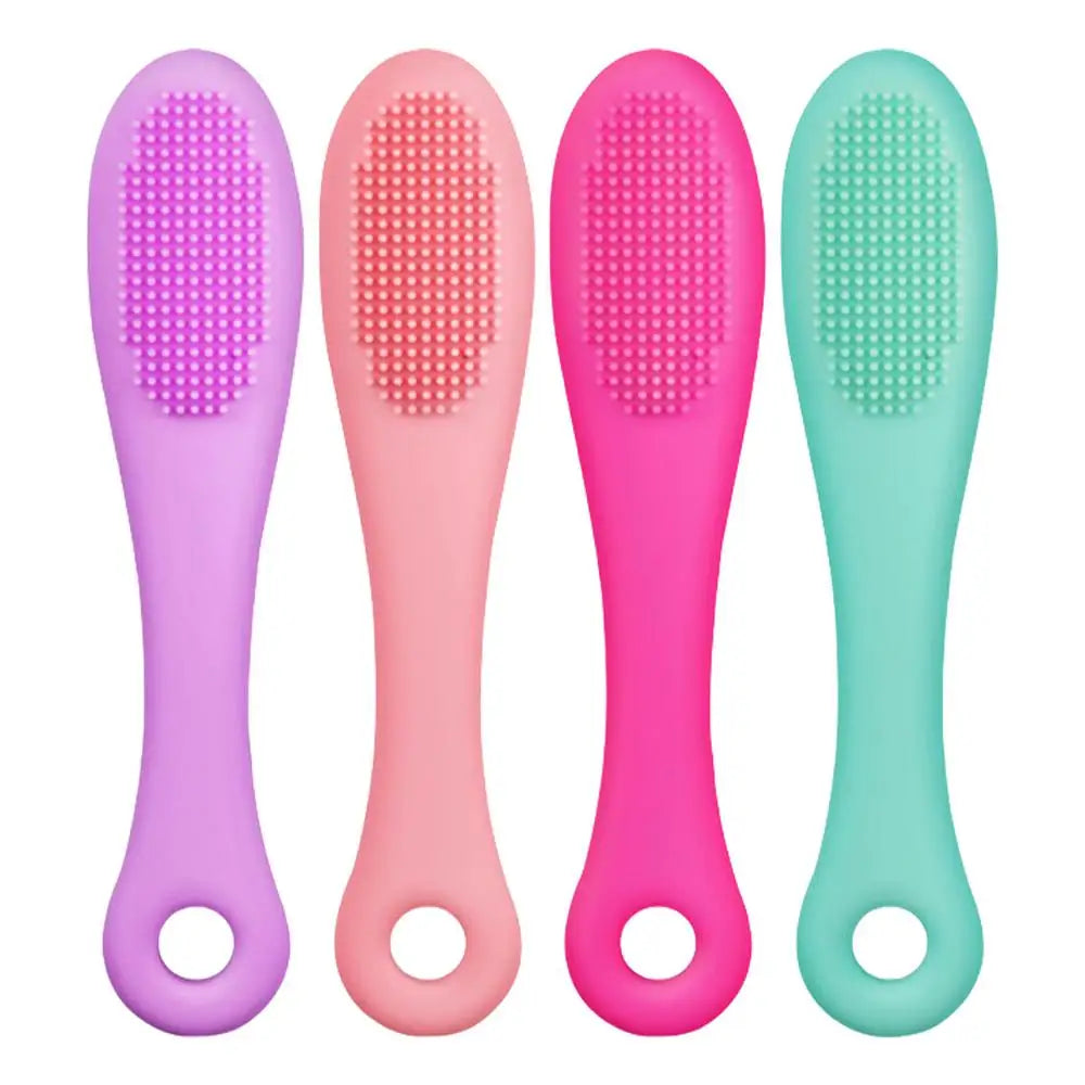 Cat Chin Brush Soft Chin Scrubber Soft Silicone Grooming Chin Scrubber Non-Slip Multifunctional Finger Pet Supplies