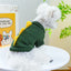 Halloween Party Pet Dog Clothes Dinosaur Shaped Dark Green Lovely Sweaters Cat Outfits Warm Knitted Cosplay York Kitten Clothing