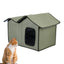 Cat Outdoor House Large Insulated Cat Shelter Waterproof Weatherproof Pet House With Transparent Door Washable Cat Hut For Pets
