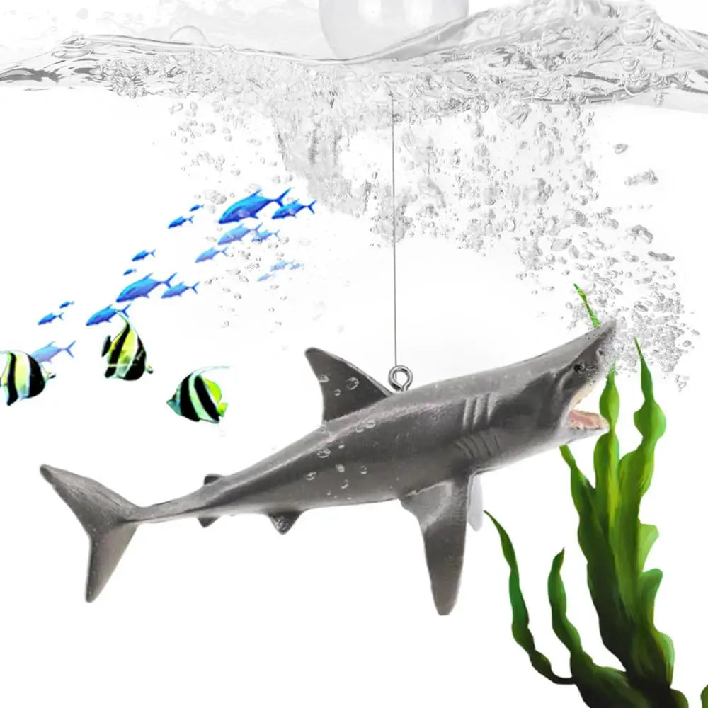 Fish Tank Floating Ornaments Aquarium Floating Aquascape Shark Figurine Decor Fish Tank Craft Undersea Animal Landscaping Decor