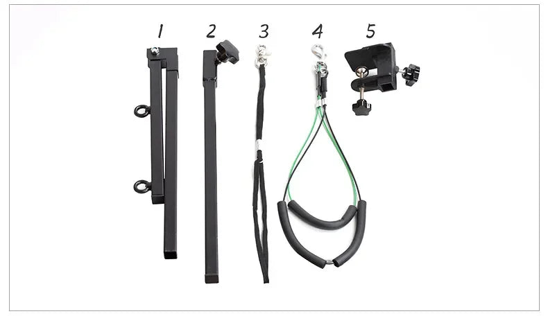 Foldable Pets Grooming Bracket Adjustable Steel Suspender Grooming Table with Sling Arm Support Dog Cat Holder for Bath Desk