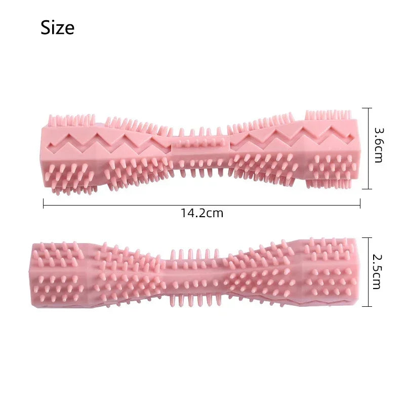 Silicone Molar Tooth Pet Toys Dog Bite Resistant Molars Training for Cats Dogs Slow Feeding Teeth Cleaning Toys Pets accessories