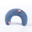 Small Pillow for Pet Cats Dogs Sleeping Mat Neck Guard U-shaped Pillow Soft and Thick Bite Resistant Winter Warm Comfort Pillow