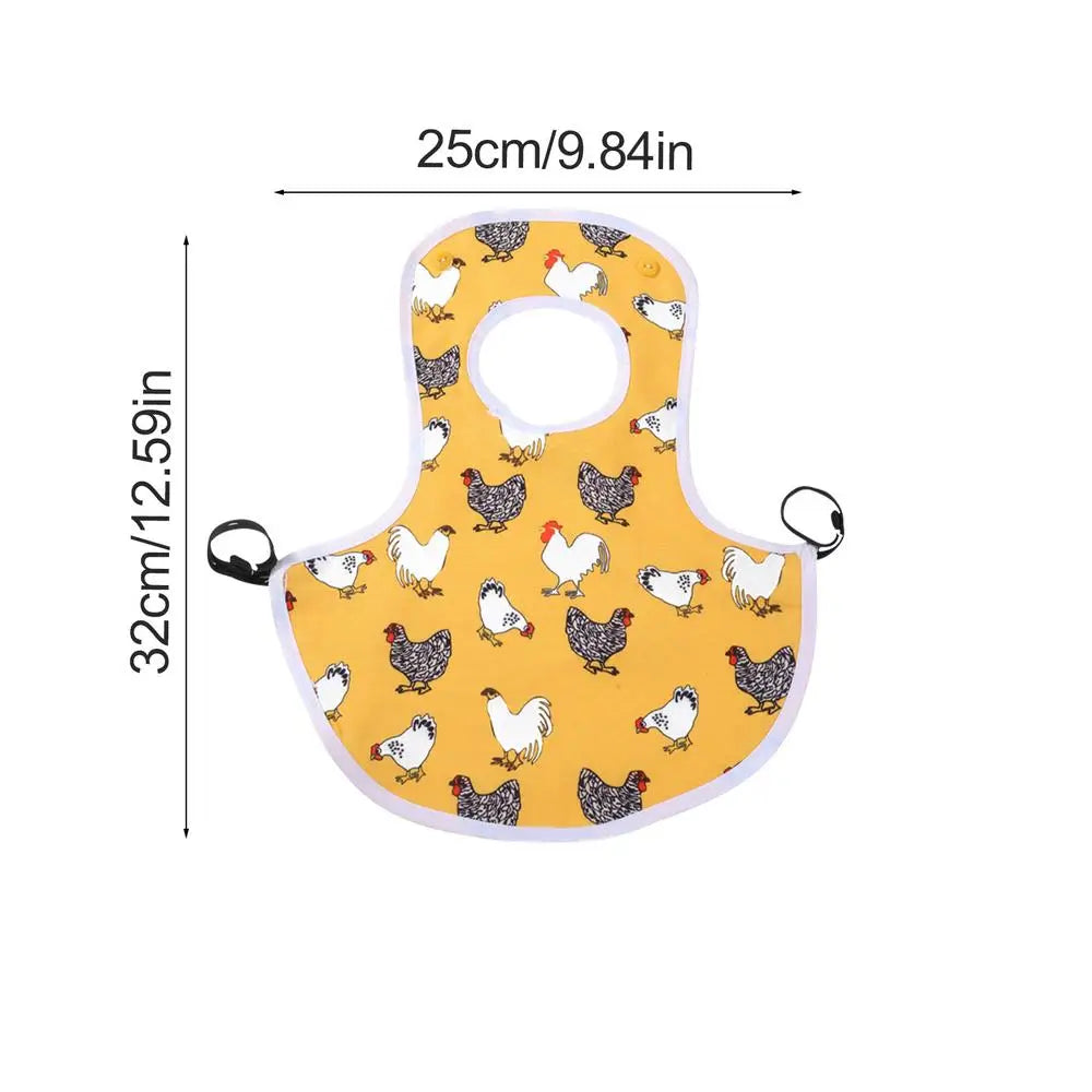 Chicken Saddle For Hens Breathable Feather Protector Chicken Pecking Guard Comfortable Chicken Clothes Wing Back Protector