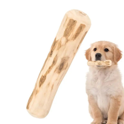 Real Wooden Dog Chew Toys Safe Interactive Pet Chew Stick Natural Dog Teeth Cleaning Hard Portable Sticks For Puppy Travel Toy