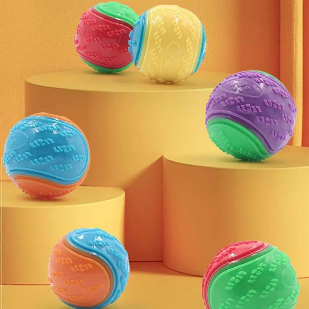 Dogs Interactive Toys Interactive Dog Ball Squeaky Balls Toys Pet Grinding Teeth Toy for Dog Pet Teeth Cleaning Pet Supplies