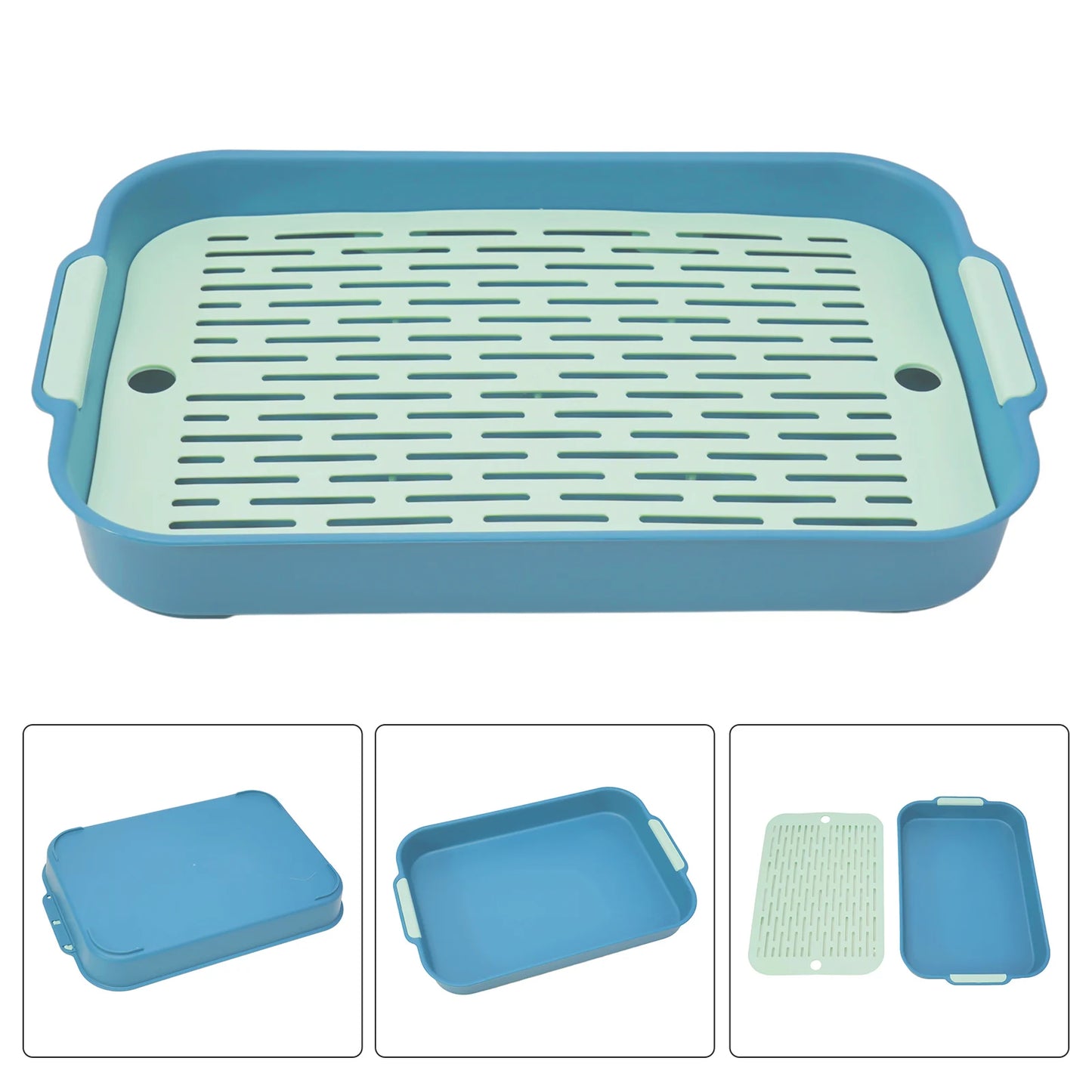 Rabbit Litter Box Small Pet Toilet Tray Rabbit Guinea Pig Litter Tray Toilet Box General Household Supplies Affordable