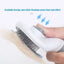 Pet Dog Brush Cat Comb Self cleaning Pet Hair Remover Brush For Dogs CatsGrooming Tools Pets Dematting Comb Dogs Accessories