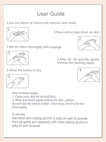 15pcs Waterproof Temporary Tattoo Sticker Starry Moon Flower Heart Flying Bird Fake Tatto Flash Tatoo finger Tato for  Women Men