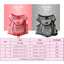 Houndstooth Small Vest PetDog Backpack Harness With Pocket Leash Lead Set Outdoor Pet Collar Walking Puppies Cats Carrier Bags