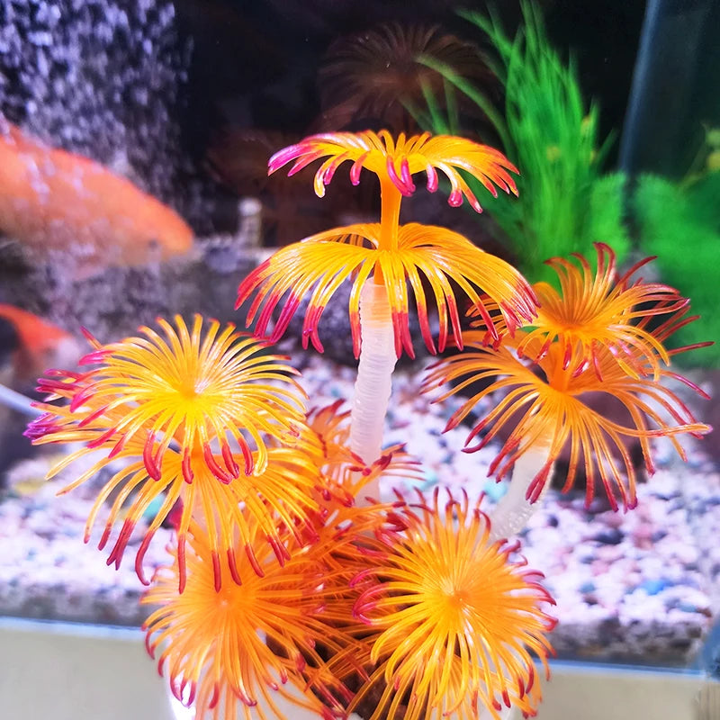 Artificial Underwater Coral Plastic Aquarium Fish Tank Simulation Decoration Aquarium Backgrounds Plants Water Grass Beautiful