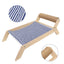 Pet Lounge Chair Portable Solid Cat Hammock Nest Beds Wooden Frame Swing Chair Multifunctional Kitten Raised Bed Cat Lounger