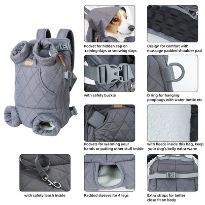 Travel Riding Cat Carrier Bag Winter Warm Pet Carrying Backpack for Cats mascotas Accessories Sphynx Supplies Transportin Gatos