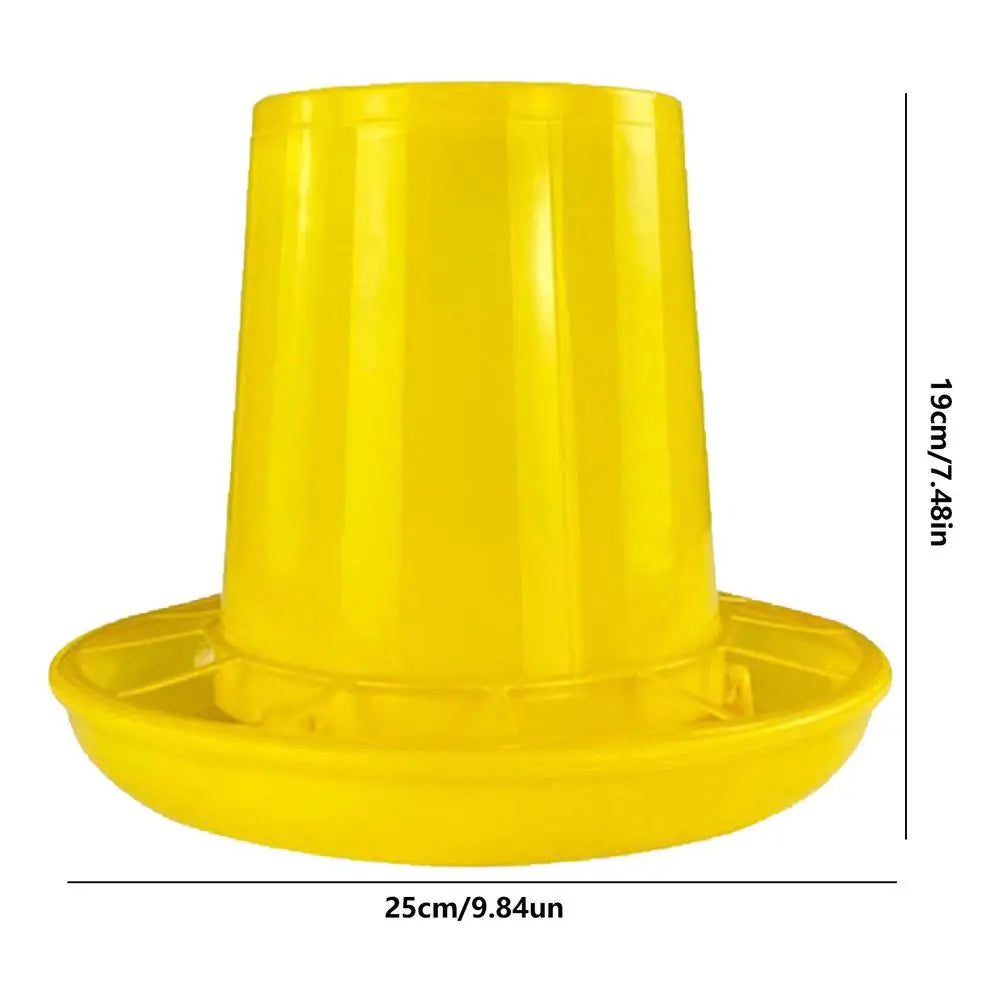 Chicken Feeder Baby Chick Feeder Poultry Feeder with Large Capacity Automatic Chicken Food Dispenser Picnic Table Feeder