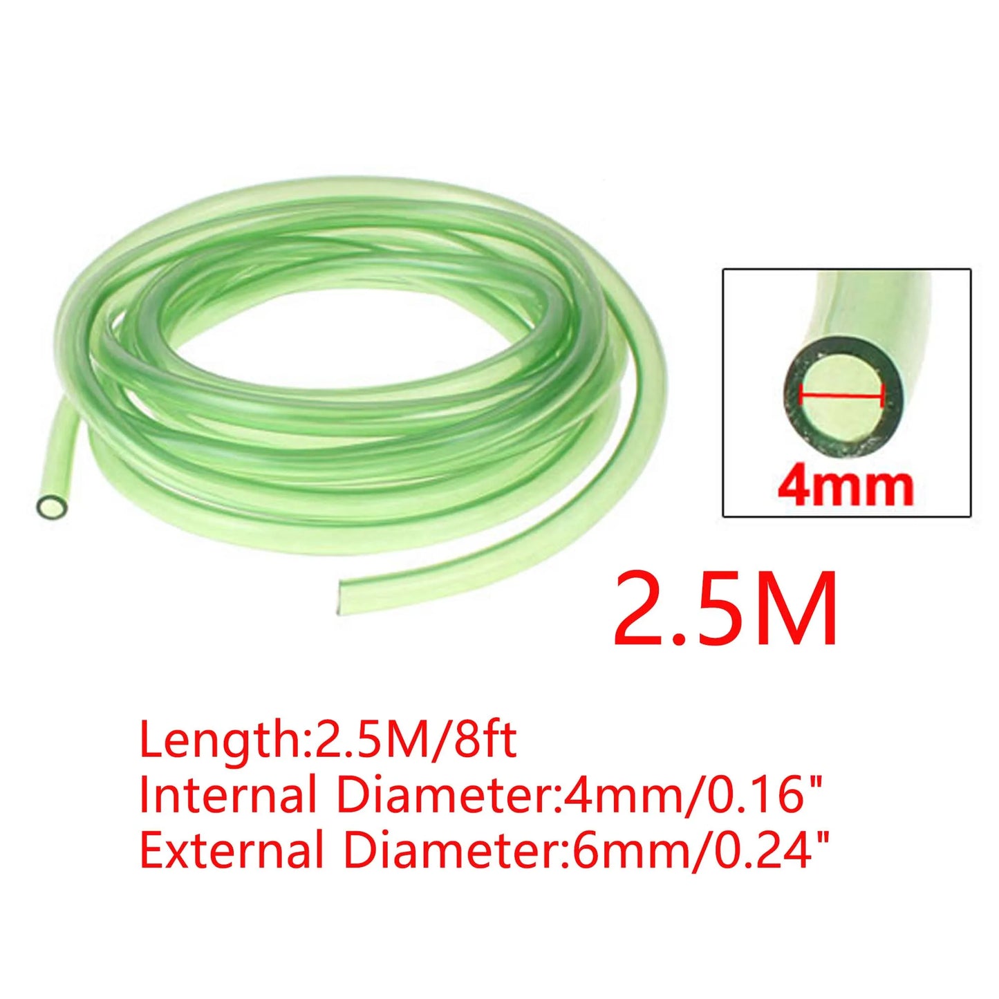 UXCELL Aquarium Flexible Hose Oxygen Circulate Pipe Silicone Tube Water Connector ID 4mm Pump Parts Tools Fish Tank Accessories