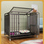 Dog cage Household Indoor with toilet Large Medium Small Dog Teddy Corgi Bichon Shiba Golden Retriever Large cage Kennel