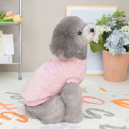 Pet Dog Sweater Fleece Winter Warm Soft Dog Clothes Comfort Puppy Clothing For Small Dogs Chihuahua Cat Hoodie Pet Accessories