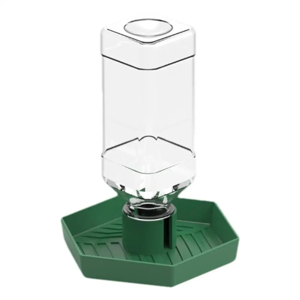 Automatic Reptile Water Dish Feeder Automatic Reptile Water Dish With Bottle Tortoise Turtle Water Dispenser For Bearded Dragons