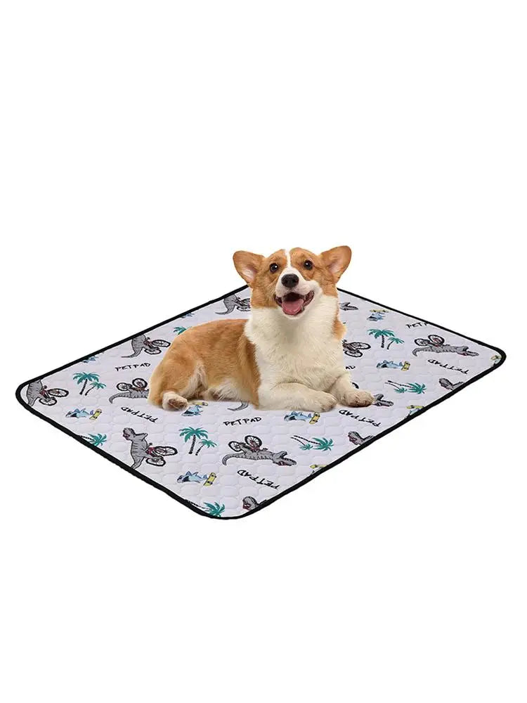 Dog Pee Mat Super Absorbent Pet Mat Blanket Pet Cat Training Pads Reuse Dog Potty Pads Anti-Slip Bottom Dogs Potty Training Mat